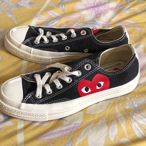 Converse Comme de Garçons low chuck taylors